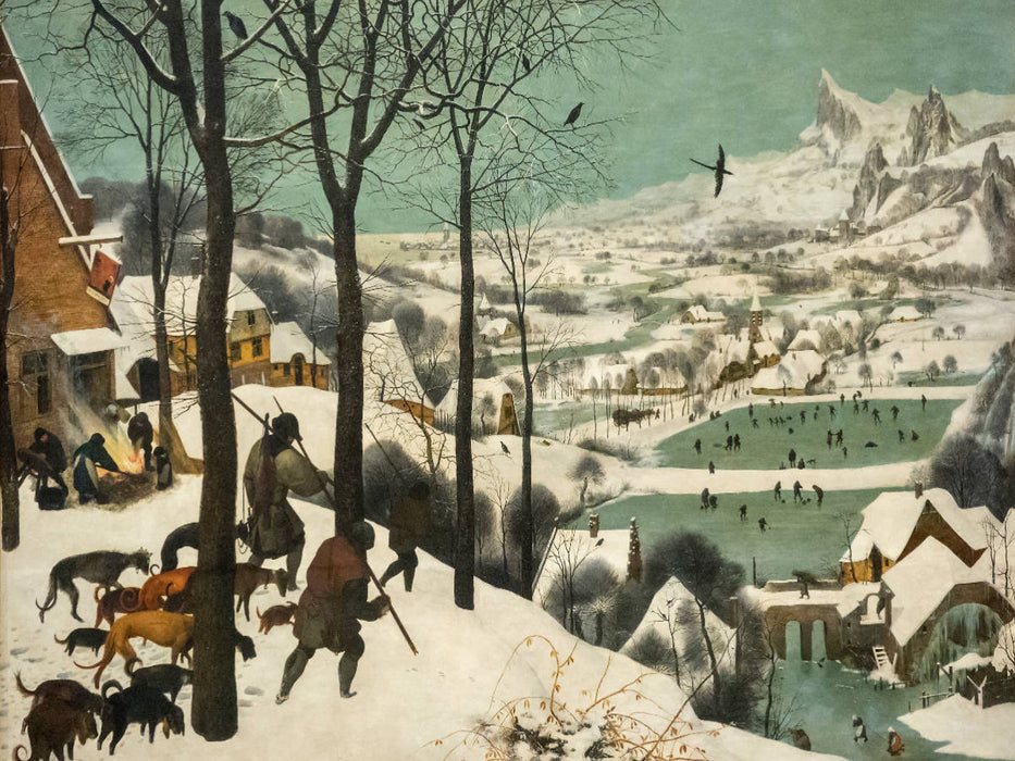 Jäger im Schnee (Winter) - 1565 - CALVENDO Foto-Puzzle