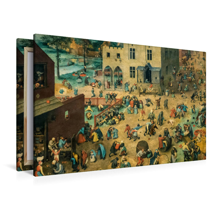 Premium Textil-Leinwand Premium Textil-Leinwand 120 cm x 80 cm quer Kinderspiele - 1560