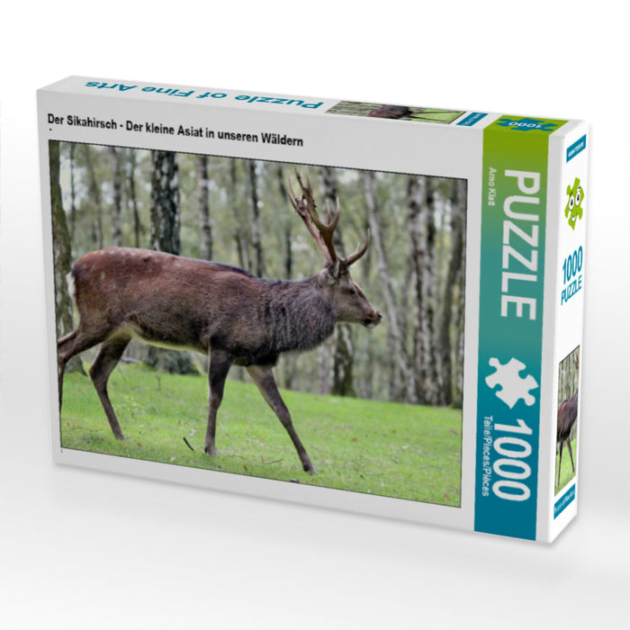 Der Sikahirsch - Der kleine Asiat in unseren Wäldern - CALVENDO Foto-Puzzle - calvendoverlag 29.99