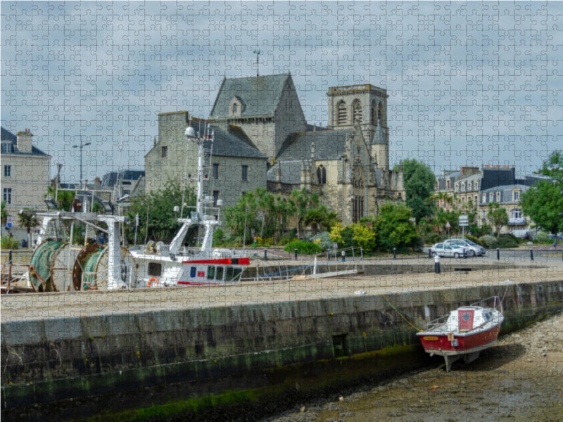 Cherbourg, das Meer in der Stadt - CALVENDO Foto-Puzzle - calvendoverlag 39.99