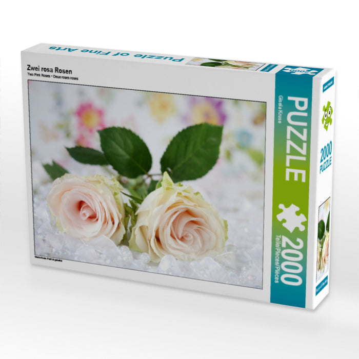 Zwei rosa Rosen - CALVENDO Foto-Puzzle - calvendoverlag 29.99