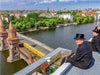 Schornsteinfeger über der Spree und Oberbaumbrücke in Berlin - CALVENDO Foto-Puzzle - calvendoverlag 29.99