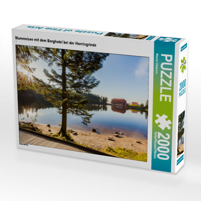 Mummelsee mit dem Berghotel bei der Hornisgrinde - CALVENDO Foto-Puzzle - calvendoverlag 29.99