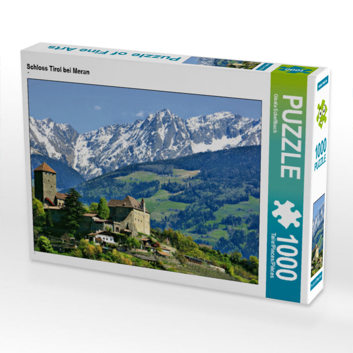 Schloss Tirol bei Meran - CALVENDO Foto-Puzzle - calvendoverlag 29.99