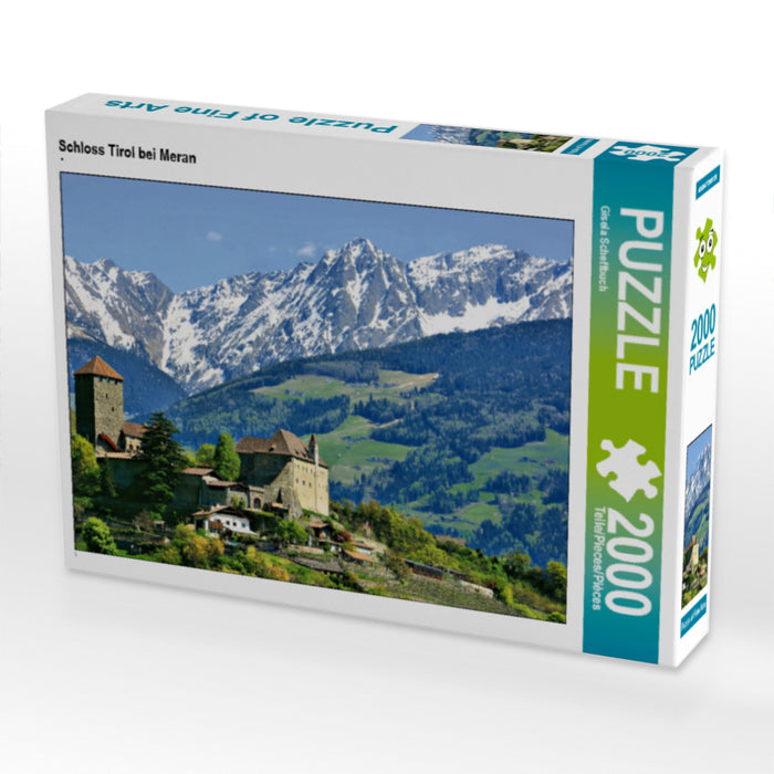 Schloss Tirol bei Meran - CALVENDO Foto-Puzzle - calvendoverlag 29.99