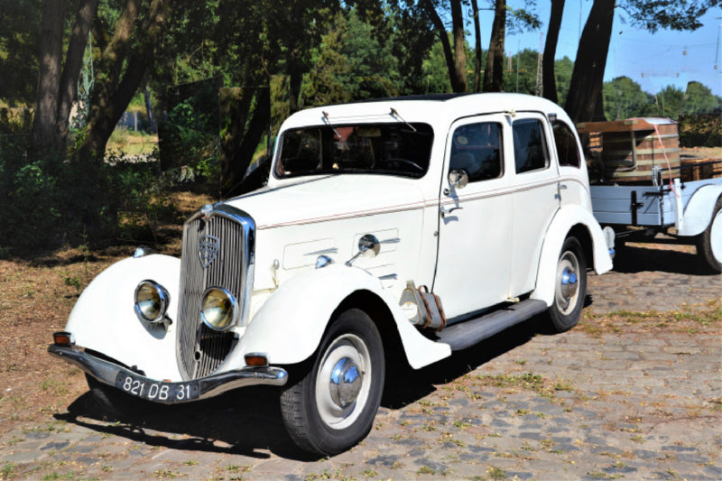 Premium Textil-Leinwand Premium Textil-Leinwand 120 cm x 80 cm quer Peugeot 301 D - 1935