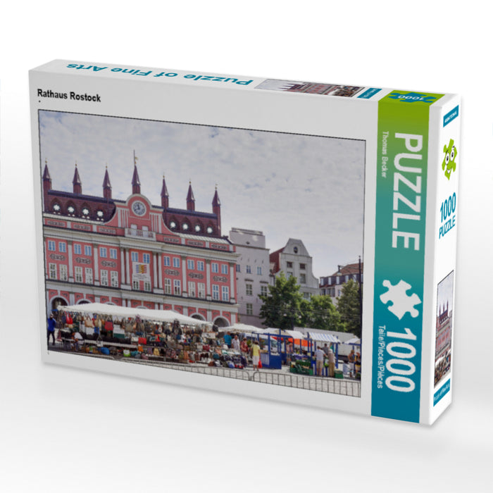 Rathaus Rostock - CALVENDO Foto-Puzzle - calvendoverlag 29.99