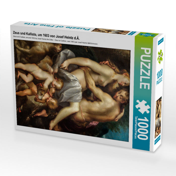 Zeus und Kallisto, um 1603 von Josef Heintz d.Ä. - CALVENDO Foto-Puzzle