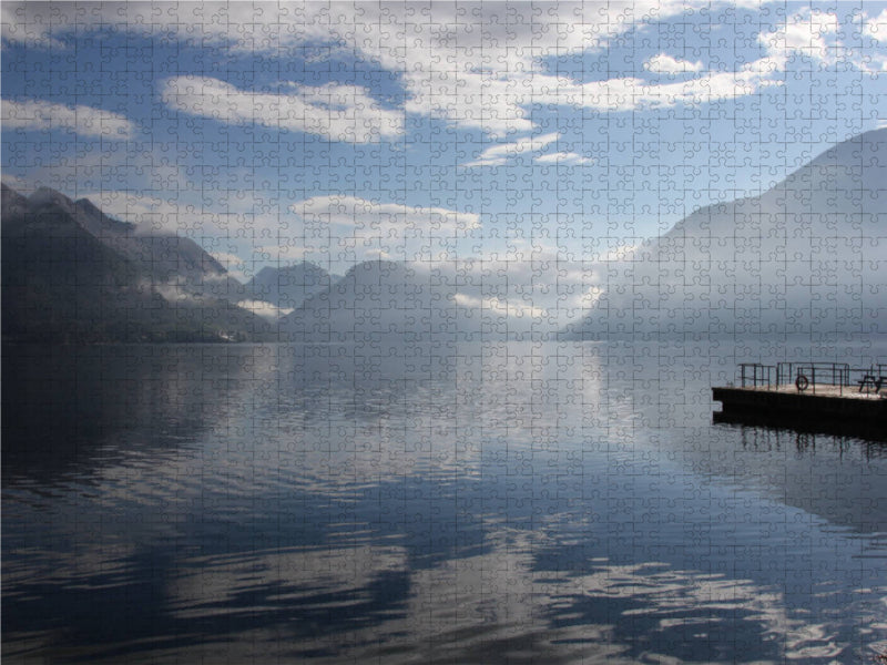 Morgen am Storfjorden / Ejdsdal - CALVENDO Foto-Puzzle