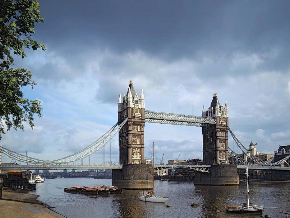 1973 - Tower Bridge - Puzzle photo CALVENDO 