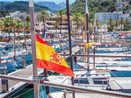 Der Hafen von Port de Sóller - CALVENDO Foto-Puzzle - calvendoverlag 29.99