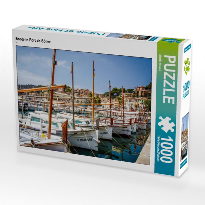 Boote in Port de Sóller - CALVENDO Foto-Puzzle - calvendoverlag 29.99