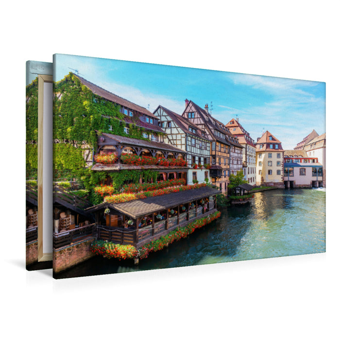 Premium Textil-Leinwand Premium Textil-Leinwand 120 cm x 80 cm quer Ein Motiv aus dem Kalender Straßburg - ein fotografischer Streifzug