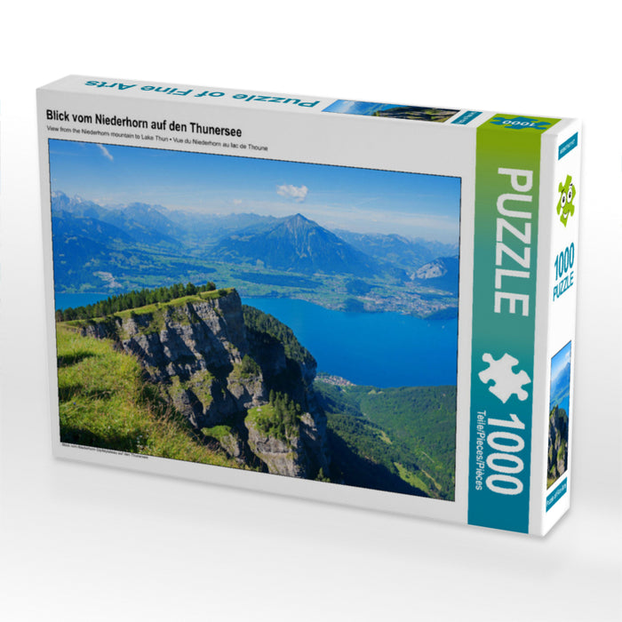 View from the Niederhorn to Lake Thun - CALVENDO photo puzzle 