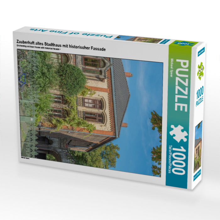 Zauberhaft altes Stadthaus mit historischer Fassade - CALVENDO Foto-Puzzle - calvendoverlag 29.99