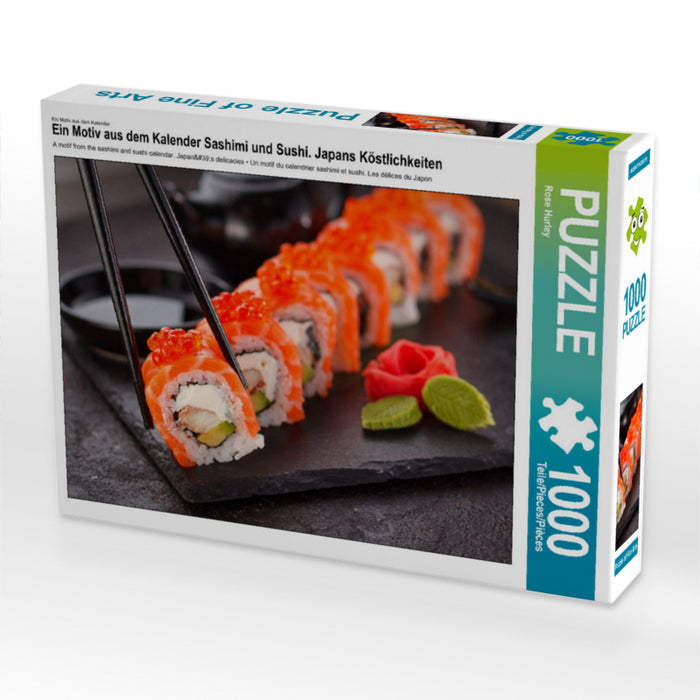 Sashimi et sushis. Les délices du Japon - Puzzle photo CALVENDO 
