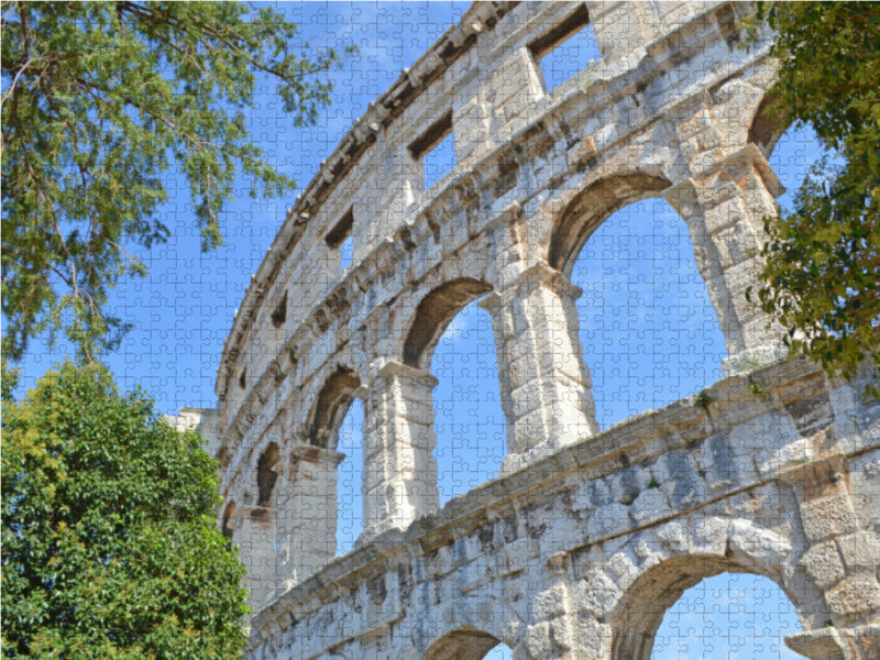 Pula Amphietheater - CALVENDO Foto-Puzzle - calvendoverlag 29.99