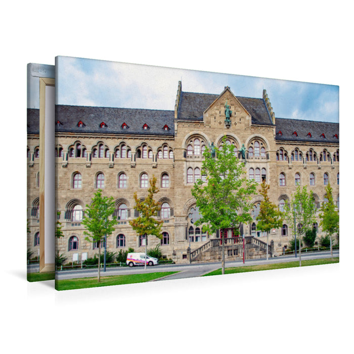 Premium Textil-Leinwand Premium Textil-Leinwand 120 cm x 80 cm quer Altes Preußisches Regierungsgebäude
