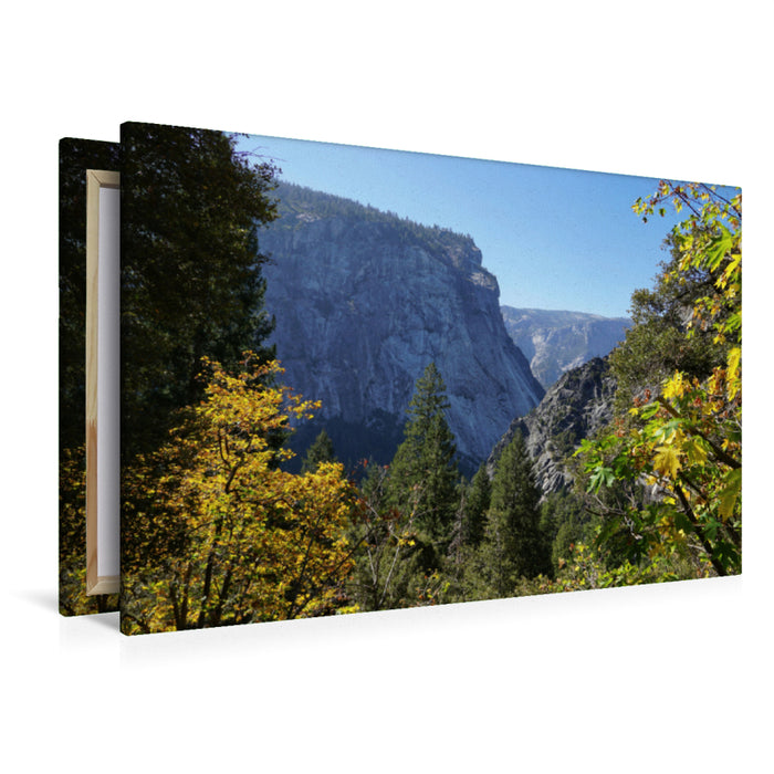 Premium textile canvas Premium textile canvas 120 cm x 80 cm landscape autumnal mountain worlds 