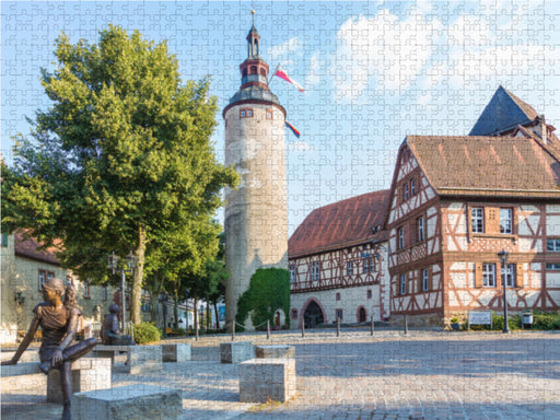 Tauberbischofsheim, Kurmainzisches Schloss - CALVENDO Foto-Puzzle - calvendoverlag 29.99