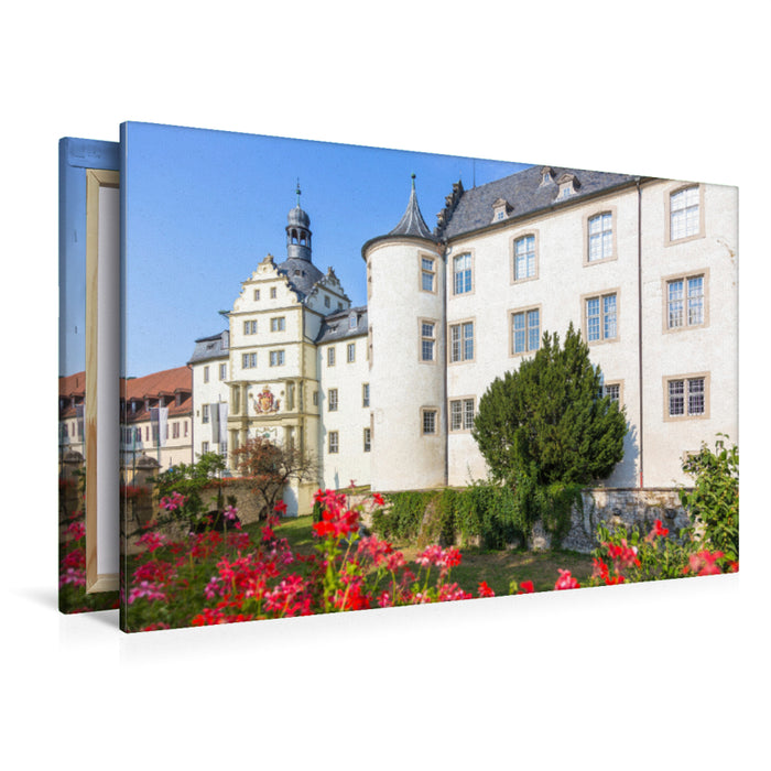 Premium Textil-Leinwand Premium Textil-Leinwand 120 cm x 80 cm quer Bad Mergentheim, Deutschordensschloss