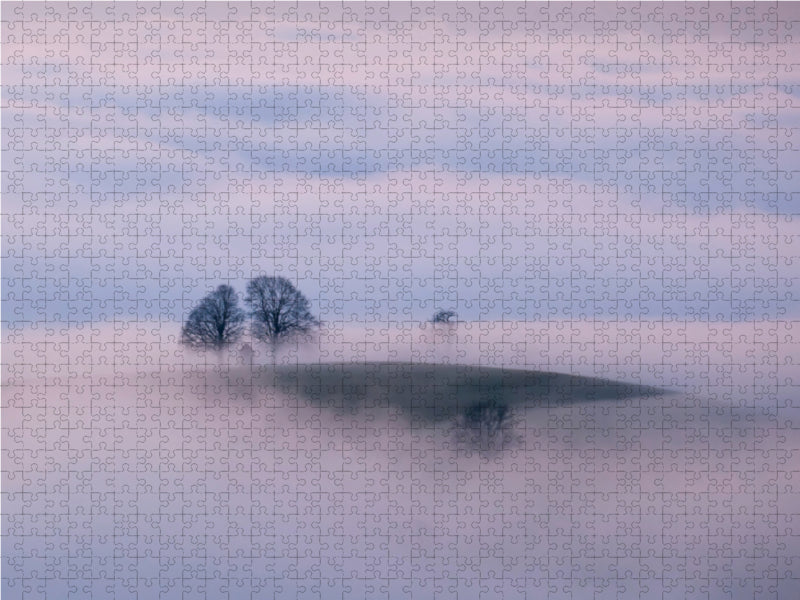 Oberdambach im Nebel - CALVENDO Foto-Puzzle - calvendoverlag 39.99