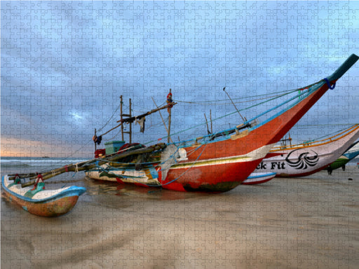 Traditionelle Fischerboote - CALVENDO Foto-Puzzle - calvendoverlag 39.99