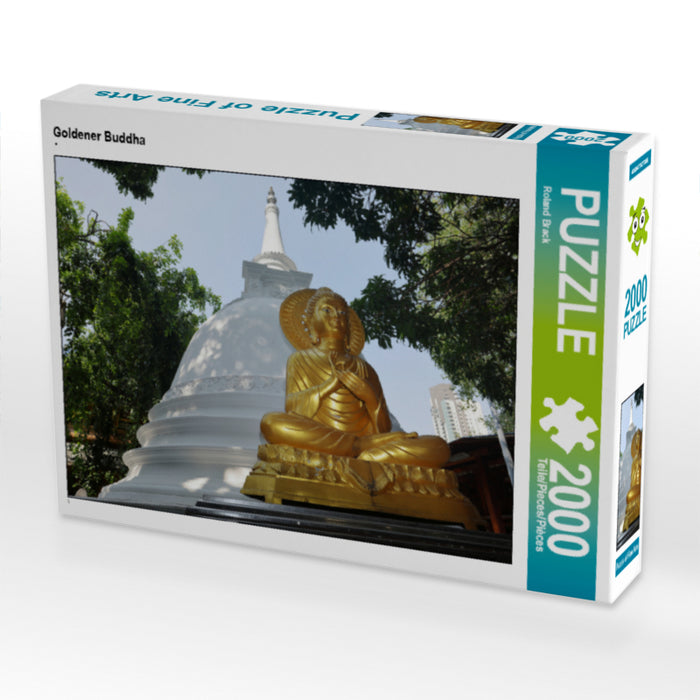 Goldener Buddha - CALVENDO Foto-Puzzle - calvendoverlag 39.99