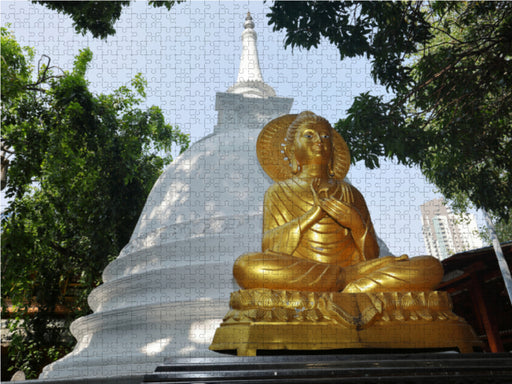 Goldener Buddha - CALVENDO Foto-Puzzle - calvendoverlag 39.99