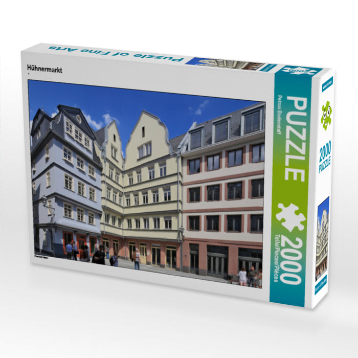 Hühnermarkt - CALVENDO Foto-Puzzle - calvendoverlag 39.99