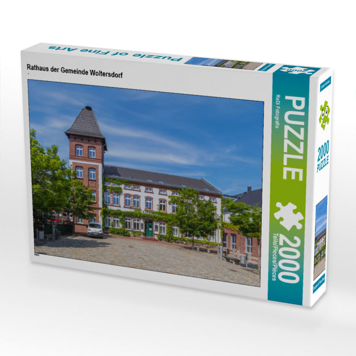 Rathaus der Gemeinde Woltersdorf - CALVENDO Foto-Puzzle - calvendoverlag 39.99