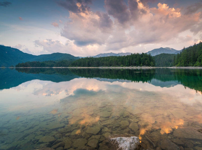 Morgen am Eibsee - CALVENDO Foto-Puzzle - calvendoverlag 29.99