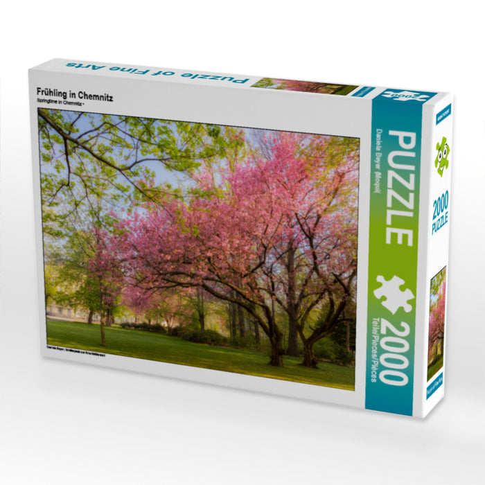 Frühling in Chemnitz - CALVENDO Foto-Puzzle - calvendoverlag 39.99