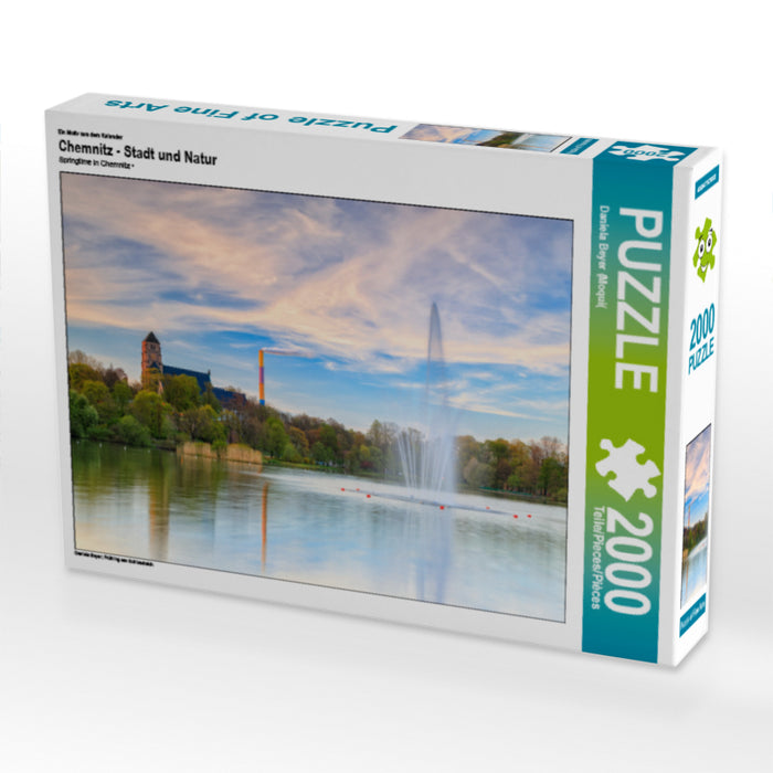 Chemnitz - Stadt und Natur - CALVENDO Foto-Puzzle - calvendoverlag 39.99