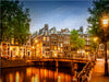 AMSTERDAM Abendidylle an der Singel - CALVENDO Foto-Puzzle - calvendoverlag 39.99