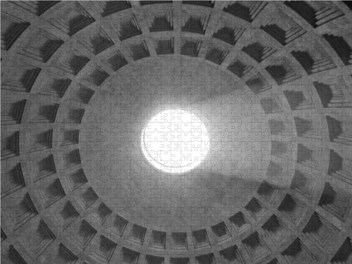 Kuppel im Pantheon in Rom - CALVENDO Foto-Puzzle - calvendoverlag 39.99