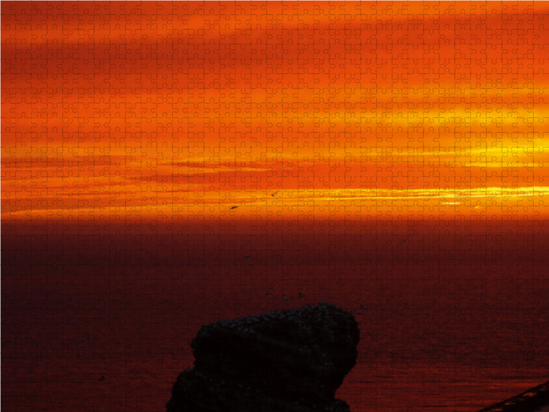 Sonnenuntergang über dem Vogelfelsen - CALVENDO Foto-Puzzle - calvendoverlag 39.99