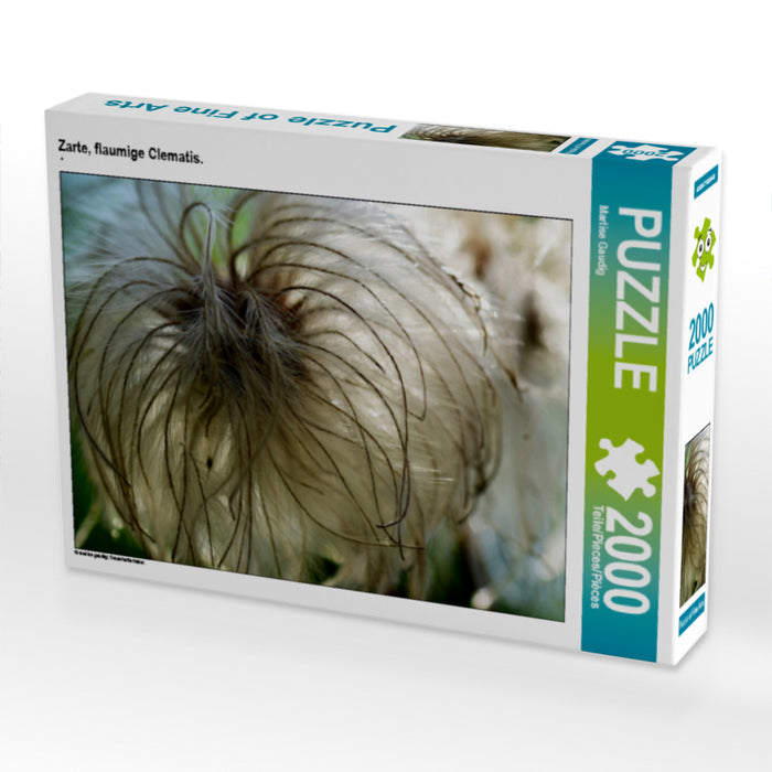 Zarte, flaumige Clematis. - CALVENDO Foto-Puzzle - calvendoverlag 41.99