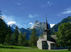 Kirche in Kandersteg - CALVENDO Foto-Puzzle - calvendoverlag 39.99