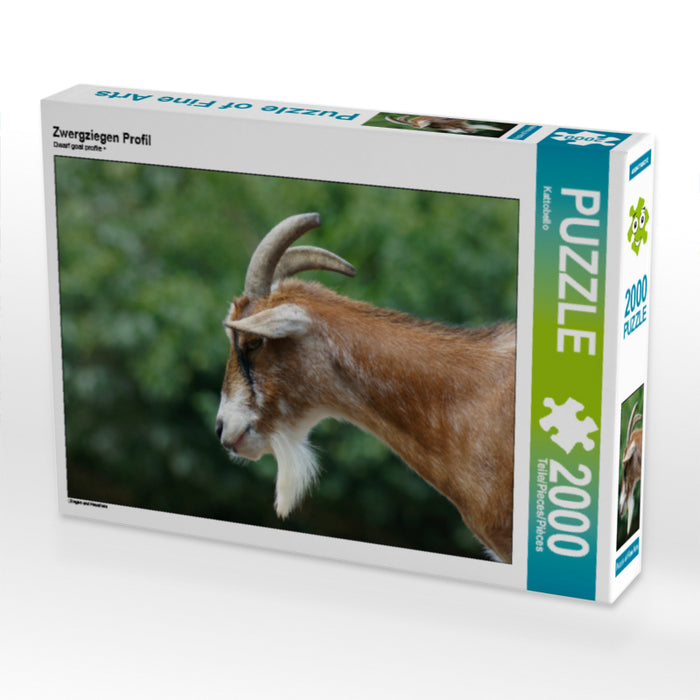 Zwergziegen Profil - CALVENDO Foto-Puzzle - calvendoverlag 39.99