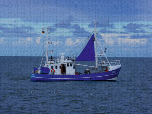 Krabbenkutter auf der Nordsee - CALVENDO Foto-Puzzle - calvendoverlag 39.99