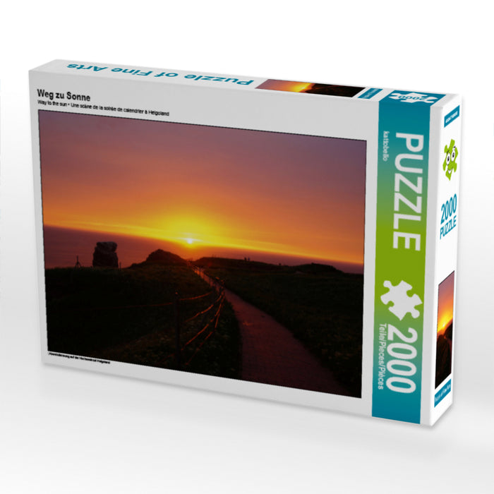 Weg zu Sonne - CALVENDO Foto-Puzzle - calvendoverlag 39.99