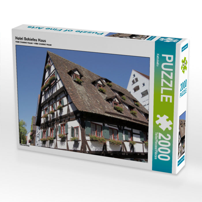 Hotel Schiefes Haus - CALVENDO Foto-Puzzle - calvendoverlag 39.99
