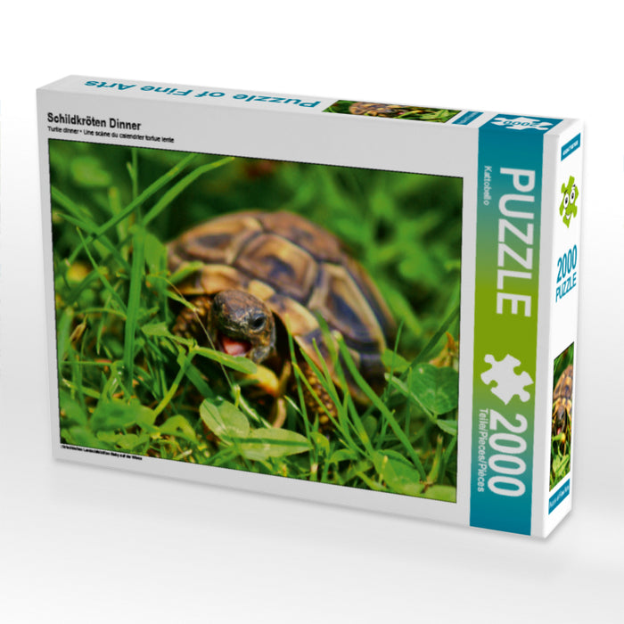 Schildkröten Dinner - CALVENDO Foto-Puzzle - calvendoverlag 39.99