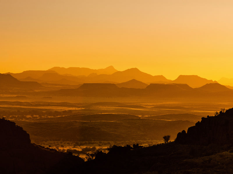 Abendstimmung in der Nähe von Twyfelfontein in Damaraland - CALVENDO Foto-Puzzle - calvendoverlag 39.99