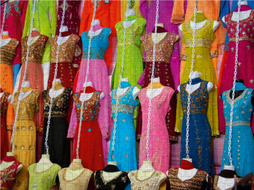 Mode in der indischen Markt - CALVENDO Foto-Puzzle - calvendoverlag 29.99