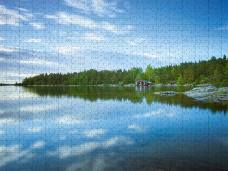 Schärenlandschaft in Schweden - CALVENDO Foto-Puzzle - calvendoverlag 39.99