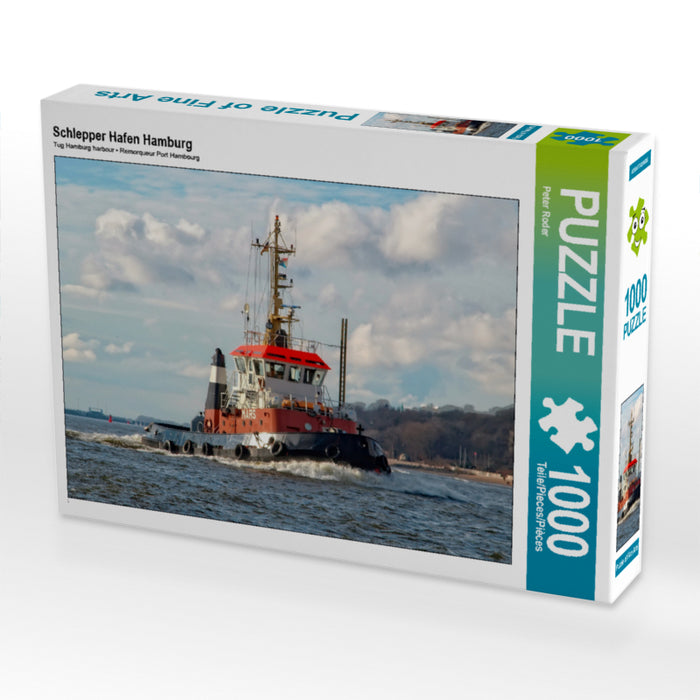 Schlepper Hafen Hamburg - CALVENDO Foto-Puzzle - calvendoverlag 29.99