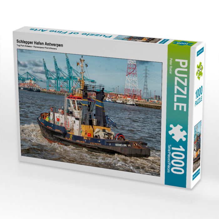 Schlepper Hafen Antwerpen - CALVENDO Foto-Puzzle - calvendoverlag 29.99