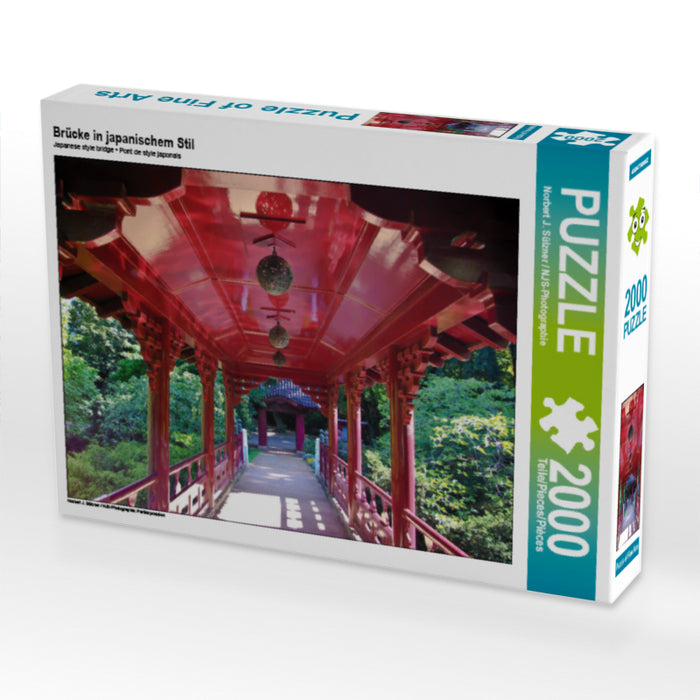 Brücke in japanischem Stil - CALVENDO Foto-Puzzle - calvendoverlag 39.99